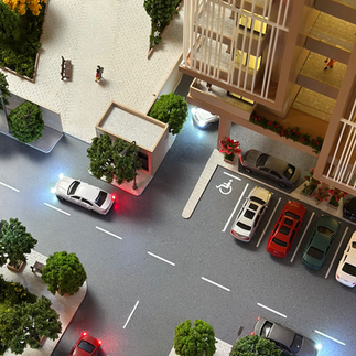  مجسم معماري عقاري مصغر من إنتاج شركة مونومنتس معالم، صنع في المملكة العربية السعودية Architectural real estate scale model by Monuments, manufactured in Saudi Arabia