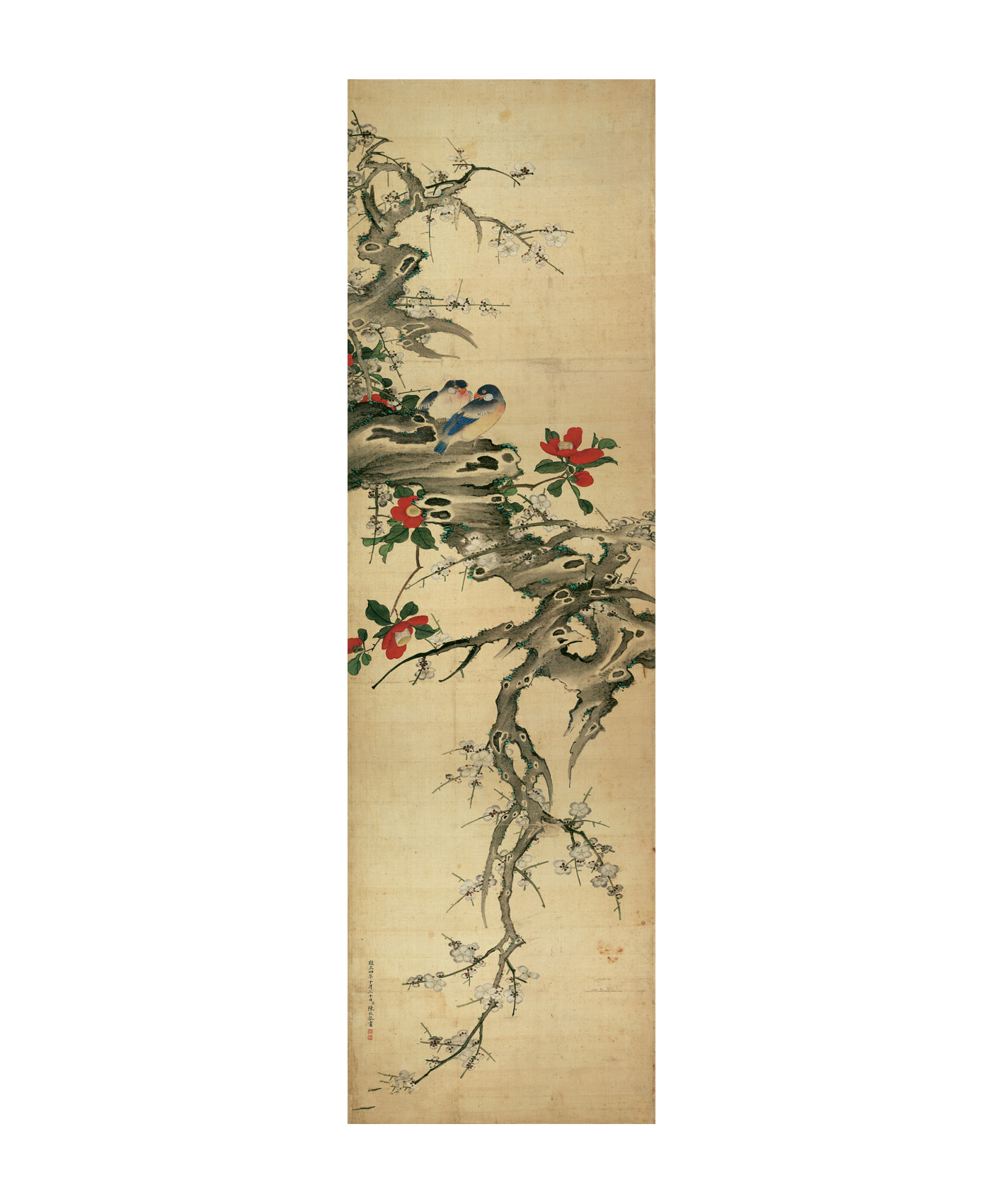 Traditional Chinese Painting - Flowers and Birds 02 (Scroll) 传统国画系列-花鸟02(卷轴)