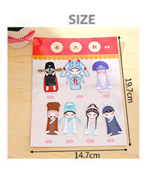 Thumbnail: Bookmark – Peking Opera 京剧古典造型纸质书签