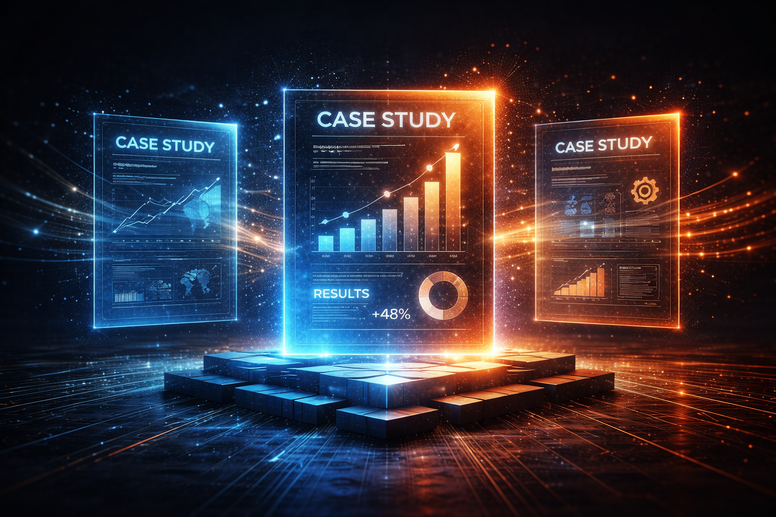 Futuristic data showcase in vibrant blue-orange (1).png