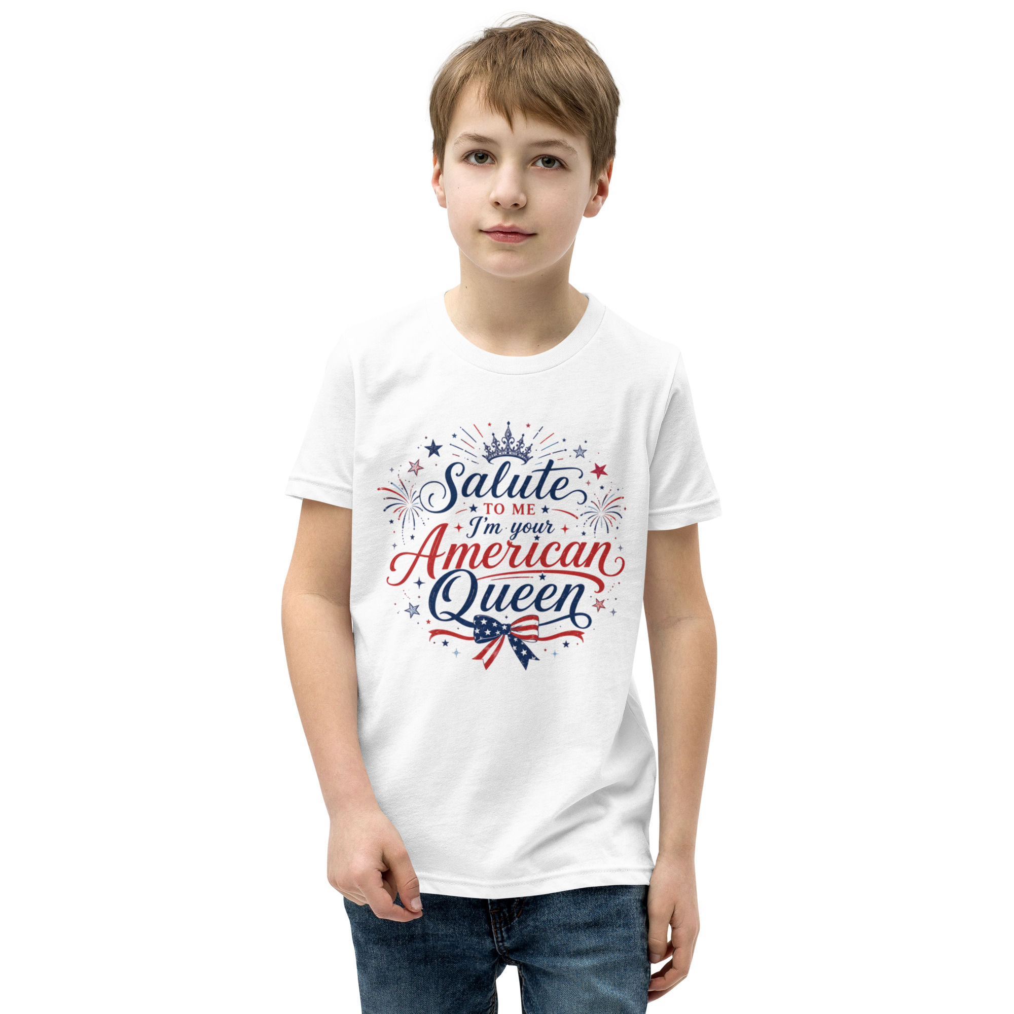 Youth "American Queen" Short Sleeve T-Shirt