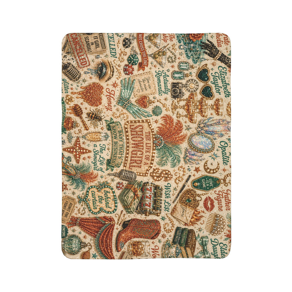 Thumbnail: Showgirl Fleece Sherpa Blanket
