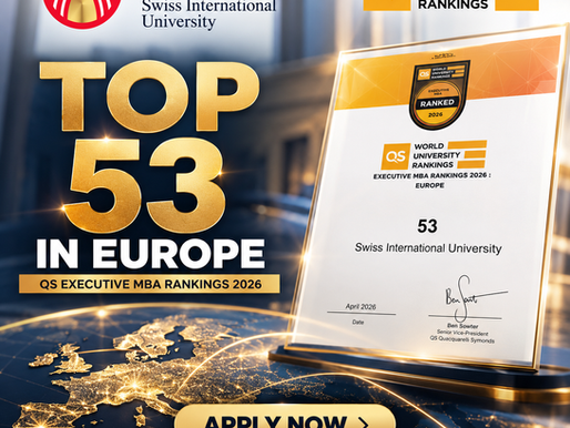 🏆 TOP 53 IN EUROPE! SIU SHINES IN THE QS EXECUTIVE MBA RANKINGS 2026!