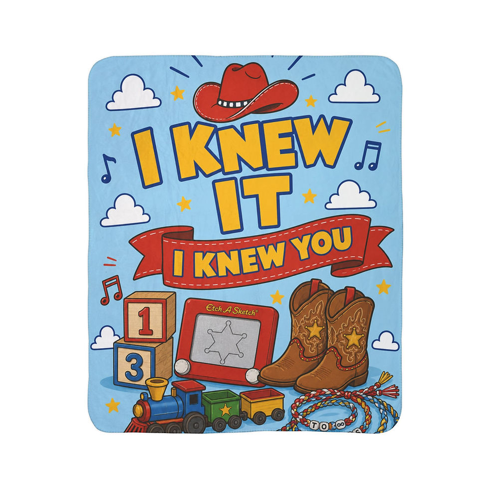 Thumbnail: I Knew It, I Knew You Sherpa Blanket