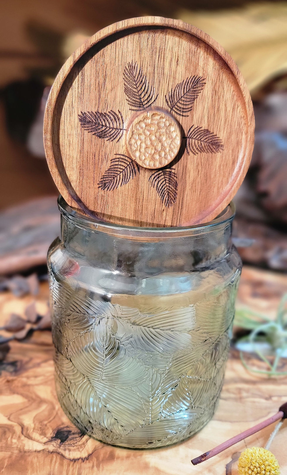 Thumbnail: The Modest Green  Palm Jar #1