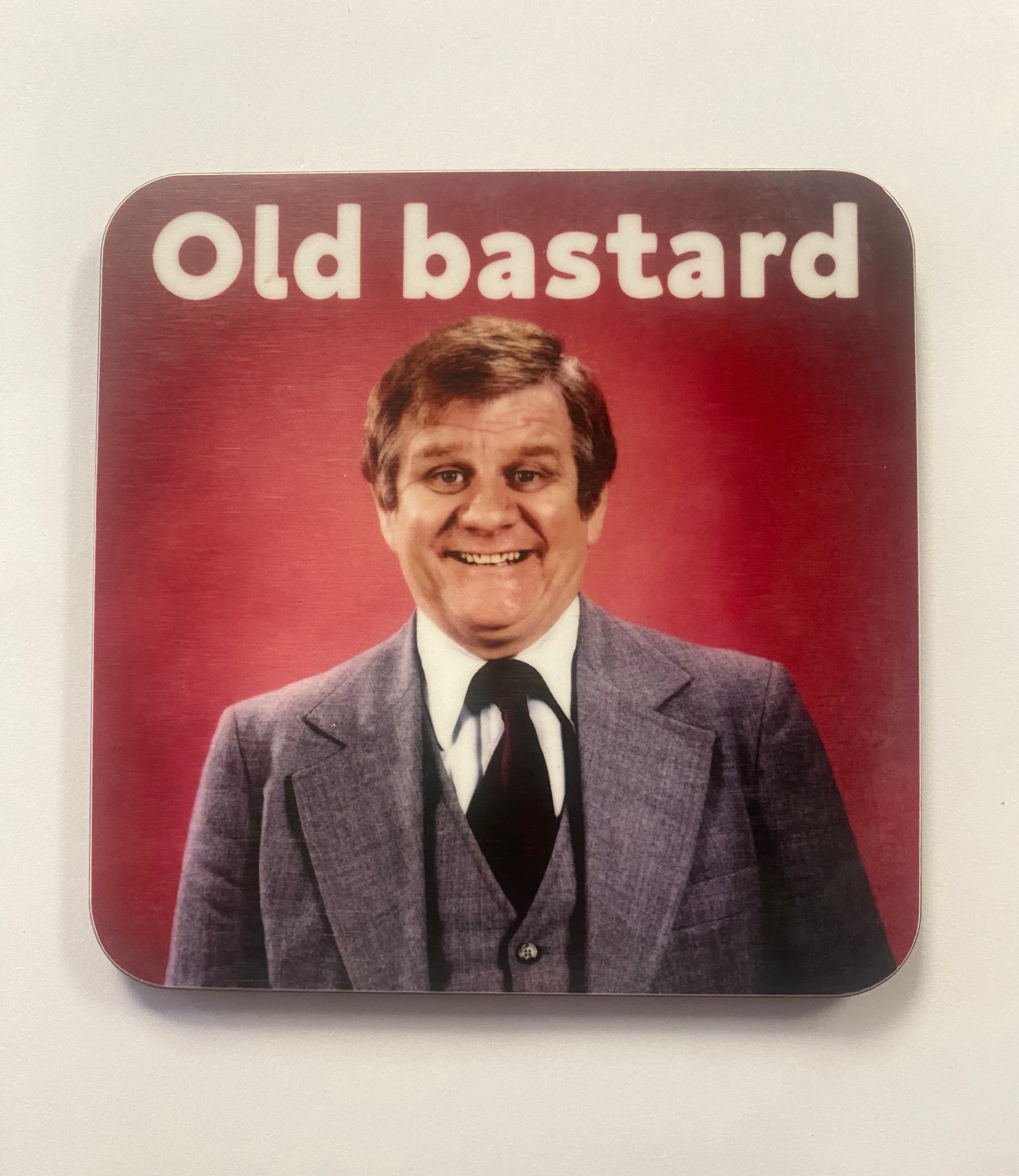 ‘Old Bastard’ Drinks Coaster - Funny 