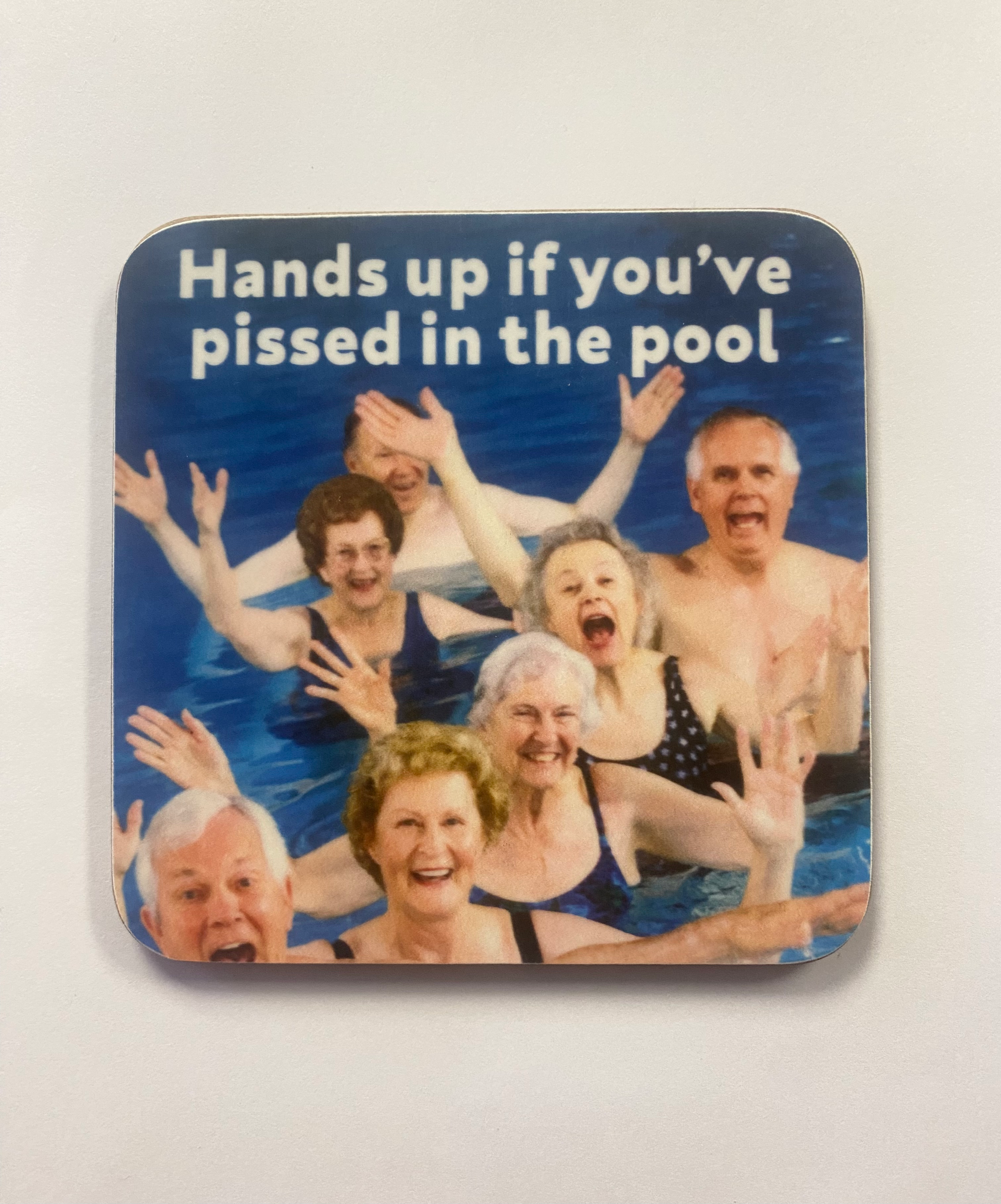 Hands Up If You Have…Funny Drinks Coaster 