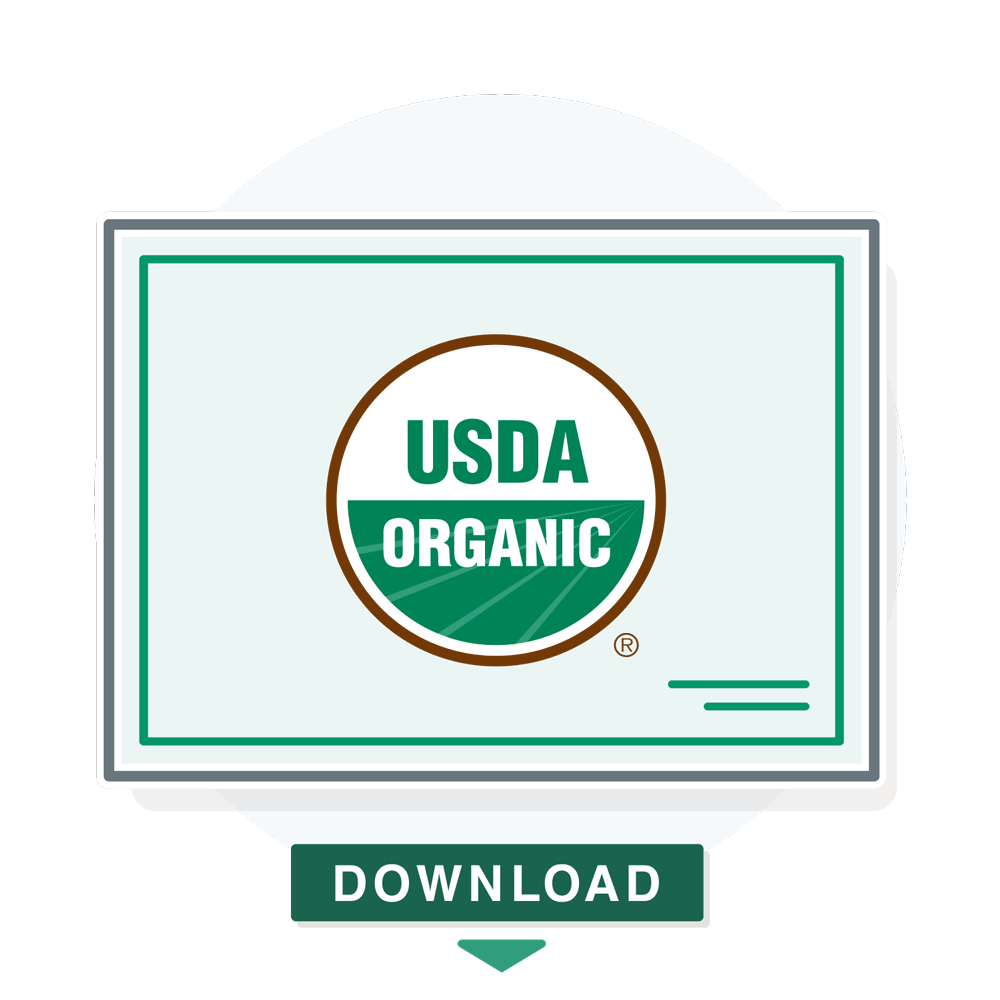 USDA NOP Certificate Download