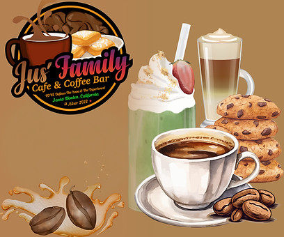 Brown and Beige Illustrated Coffe Shop O