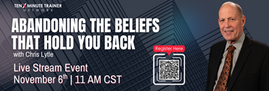 Ten Minute Trainer Network to Offer Live Stream Training Sessions on Nov 6 (12 noon EST), Nov 13 (12 noon), and Nov 18 (3PM EST)