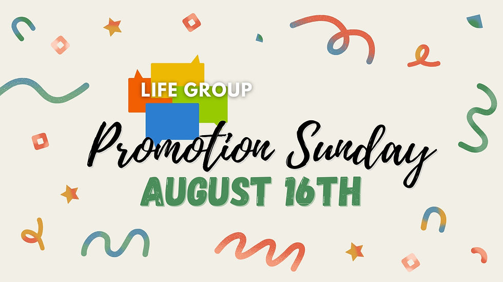 Promotion Sunday