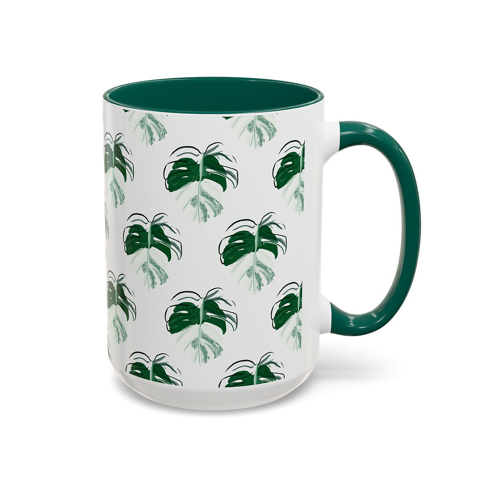 Thumbnail: Monstera | Delight Accent Mugs (11oz, 15oz)