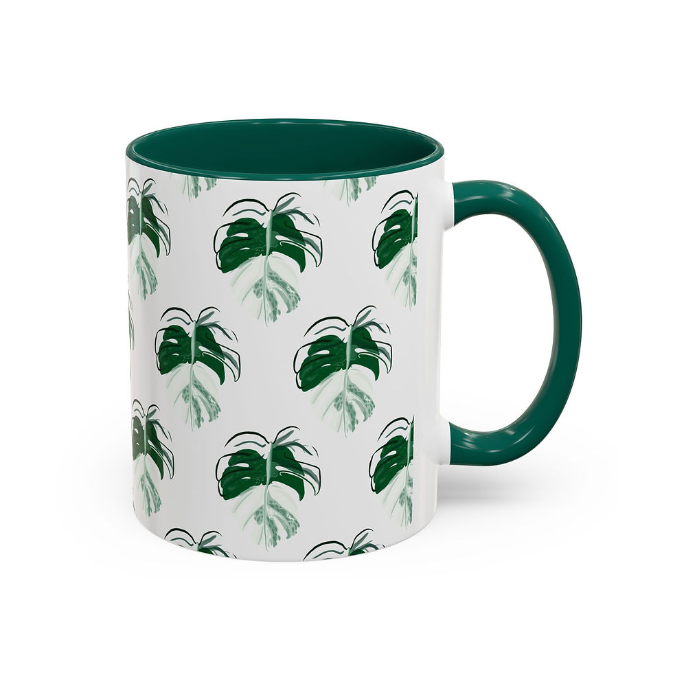Thumbnail: Monstera | Delight Accent Mugs (11oz, 15oz)