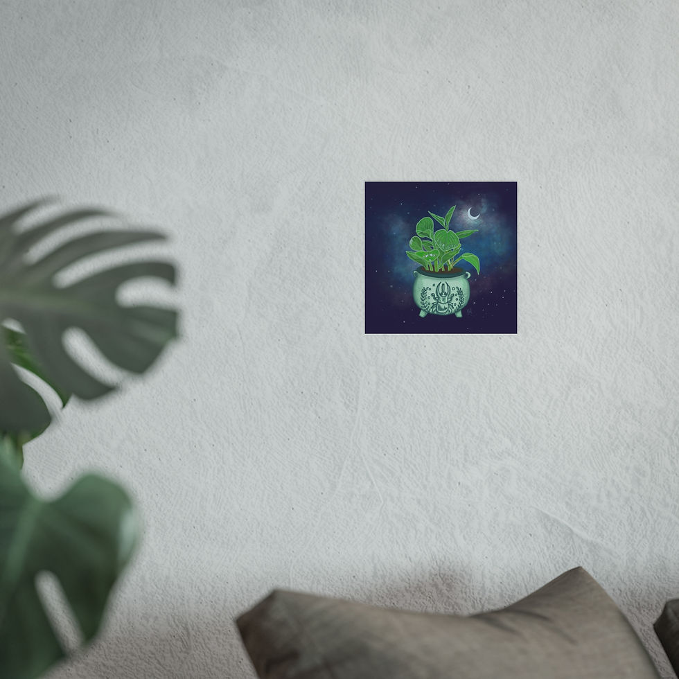 Thumbnail: Beetle Cauldron Planter | Fine Art Print