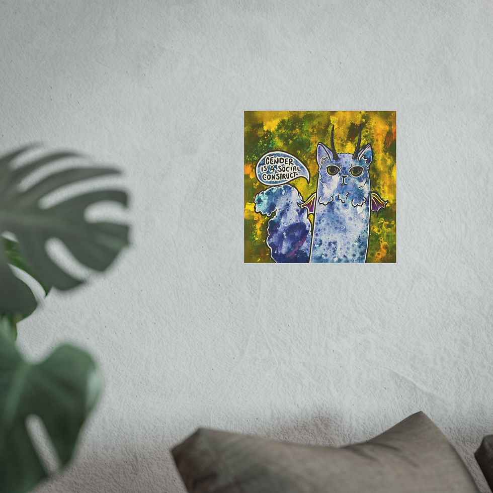 Thumbnail: Gender is a Social Construct | Fine Art Print