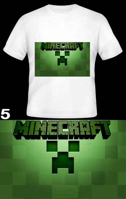 Miniatura: Camiseta adulto Minecraft Coleção 2
