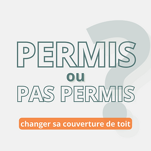 Faut-il un permis d'urbanisme pour changer sa couverture de toit