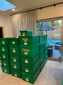 Do It Simpli team professionally packing boxes for a Vancouver home move – organized move management services