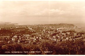 Olivers Mount, Castle Keep 1164+, Grand Hotel 1867+, Scarborough North Bay