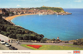 Esplanade, Scarborough South Bay, Castle Hill, Grand Hotel 1867+, Windmill 1858-1974, Futurist 1921-2019, Olympia (Before Fire) 1903-1975