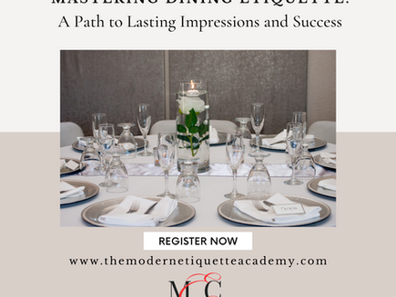 Elevate Your Dining Experience: Table Manners for Ultimate Success