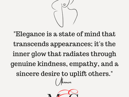 Adopting Elegance: Let Your Inner Light Illuminate the World.