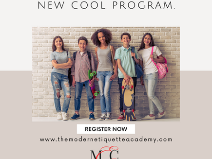 Having Manners Is The New Cool.