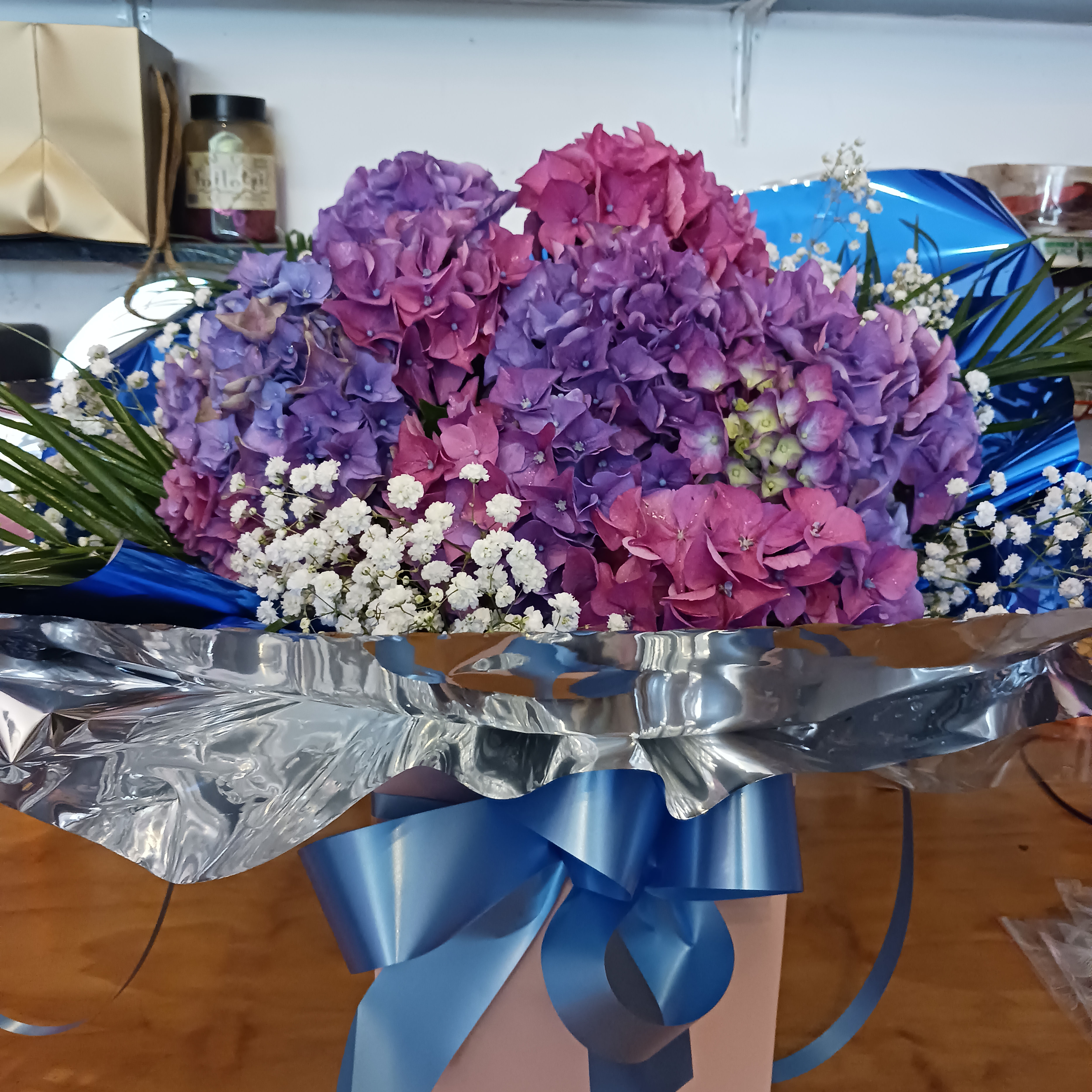 Hydrangea Box Arrangement