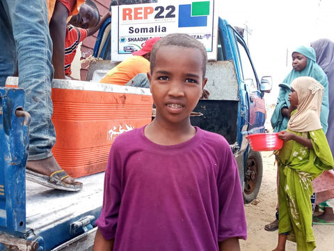 Mobile-Iftar-Aktion in Somalia