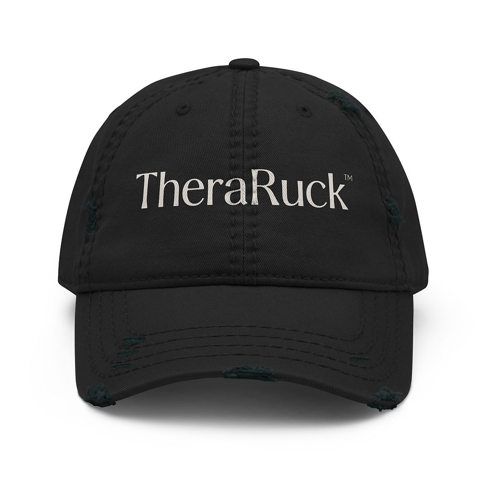 Thumbnail: TheraRuck™ Distressed Dad Hat