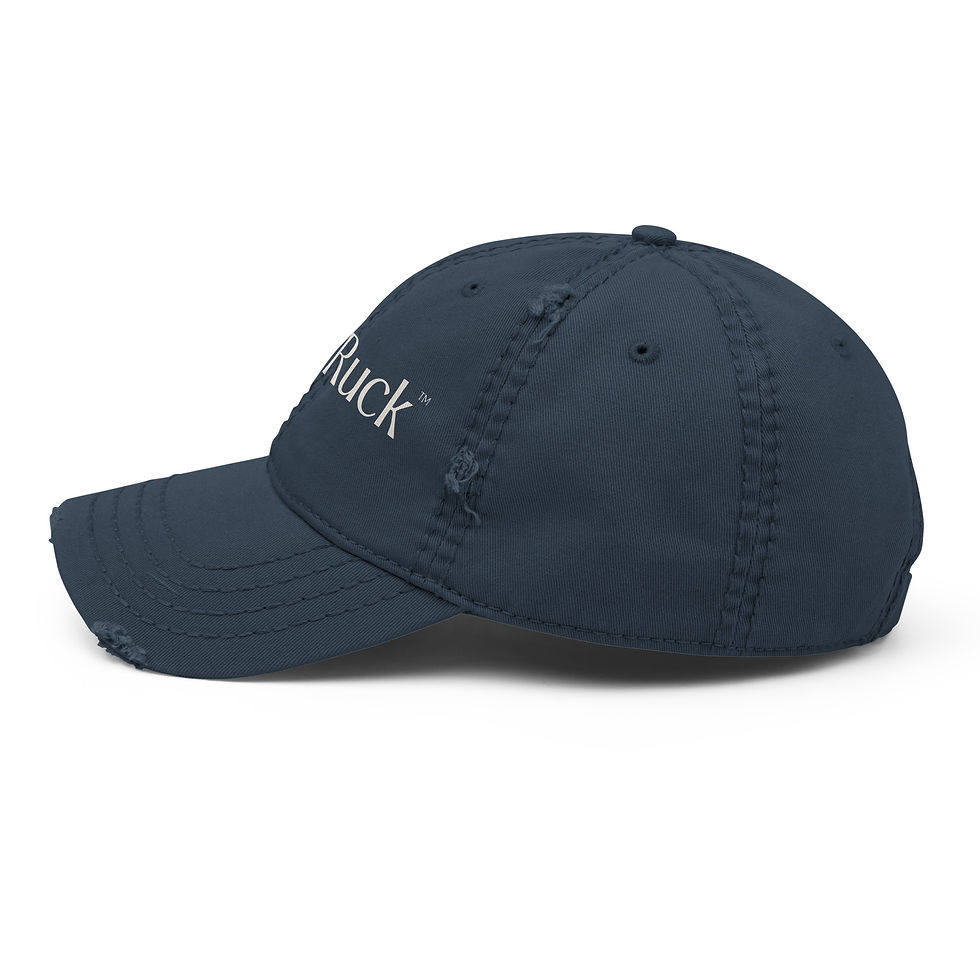 Thumbnail: TheraRuck™ Distressed Dad Hat