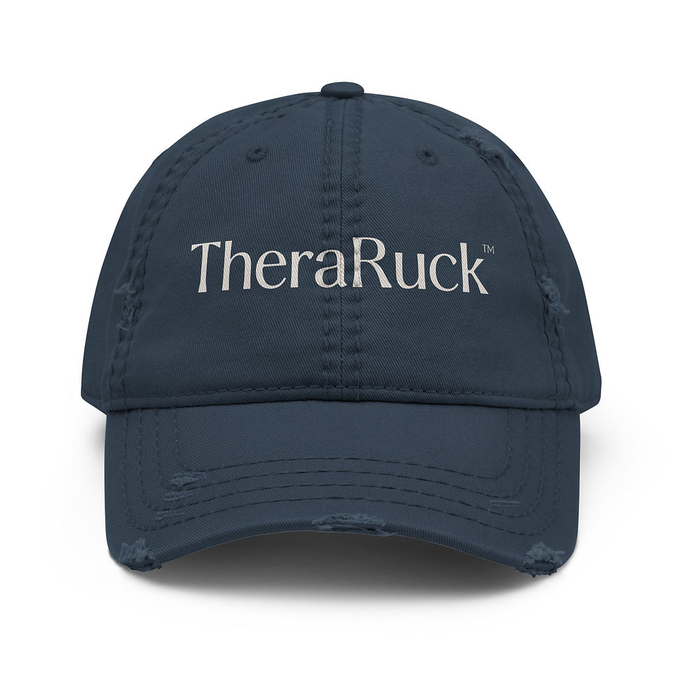 Thumbnail: TheraRuck™ Distressed Dad Hat