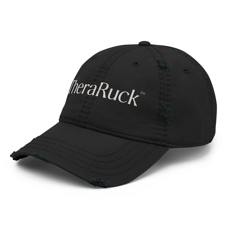 Thumbnail: TheraRuck™ Distressed Dad Hat
