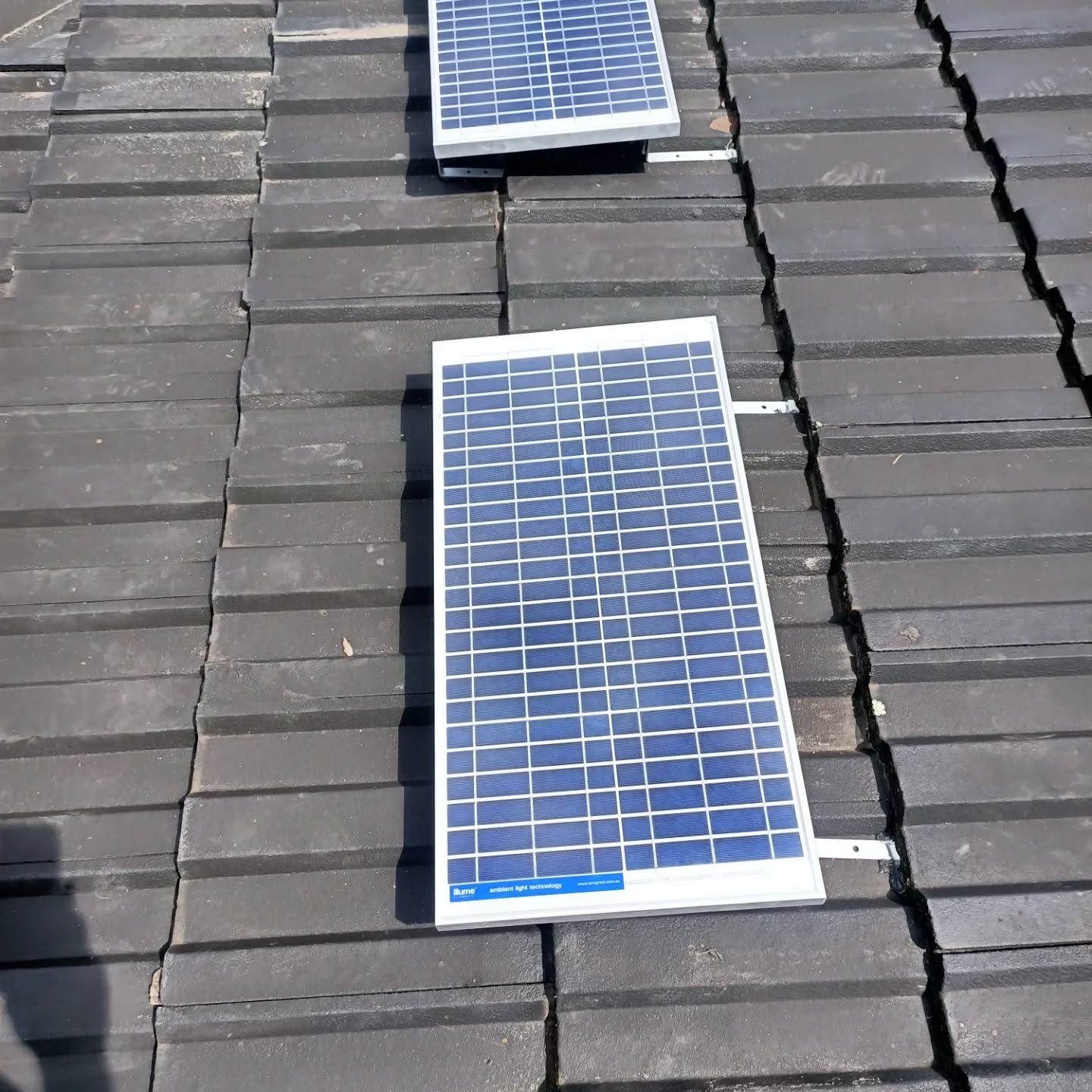 Solar sky light installation
