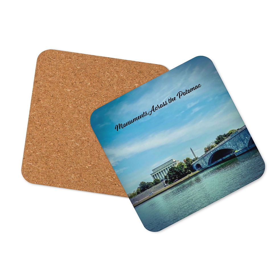 Thumbnail: Photo coaster front image showing cork backing