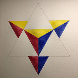 Merkaba, 2022, 30x40 cm