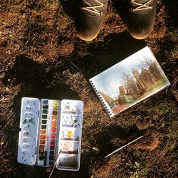 Painting outside #sion #chapelledetousle