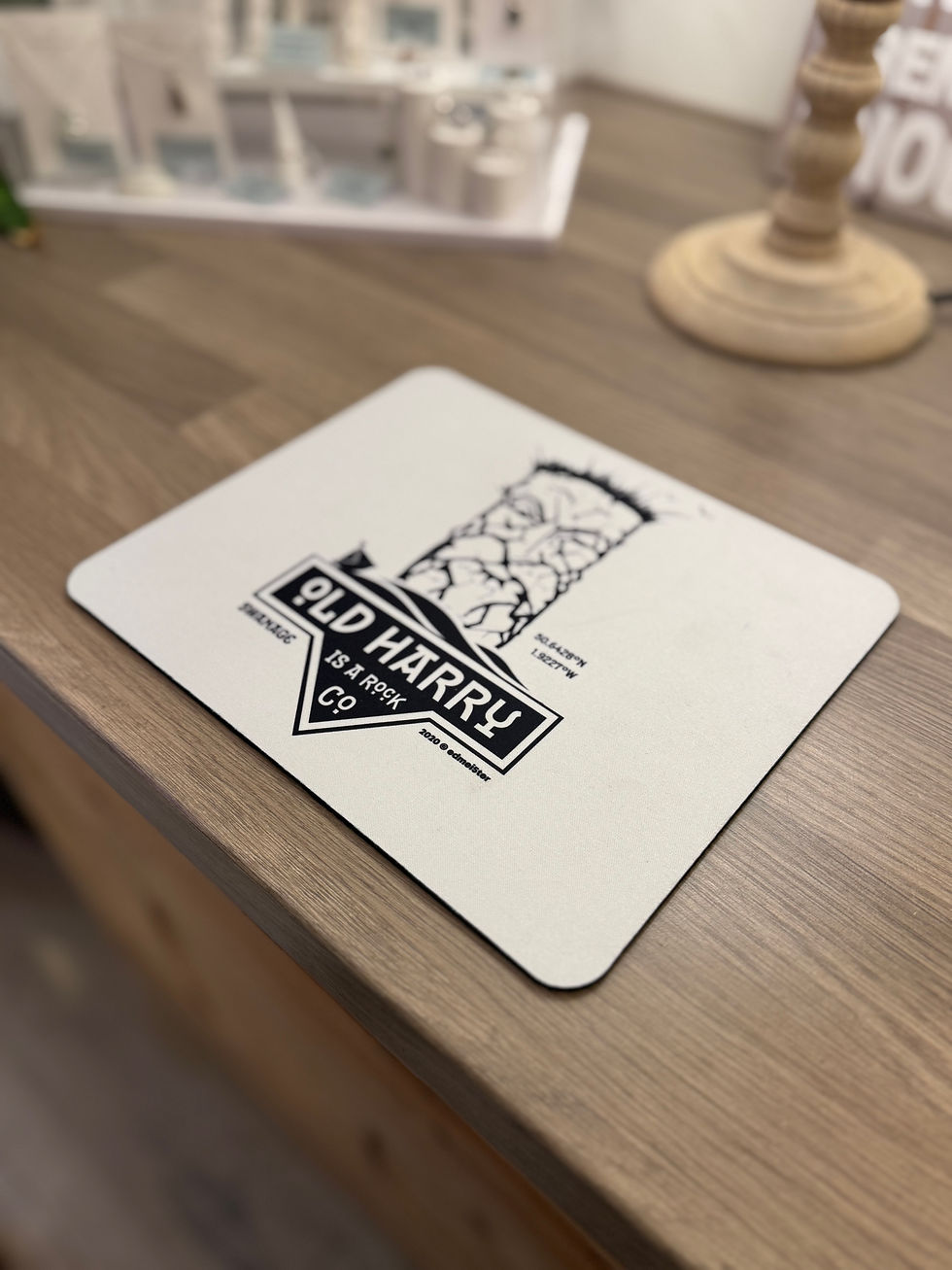 Thumbnail: Old Harry Mouse Mat (Logo)AC05