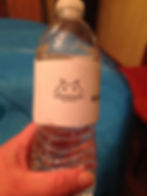 water bottle labels