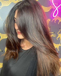 brunette hair