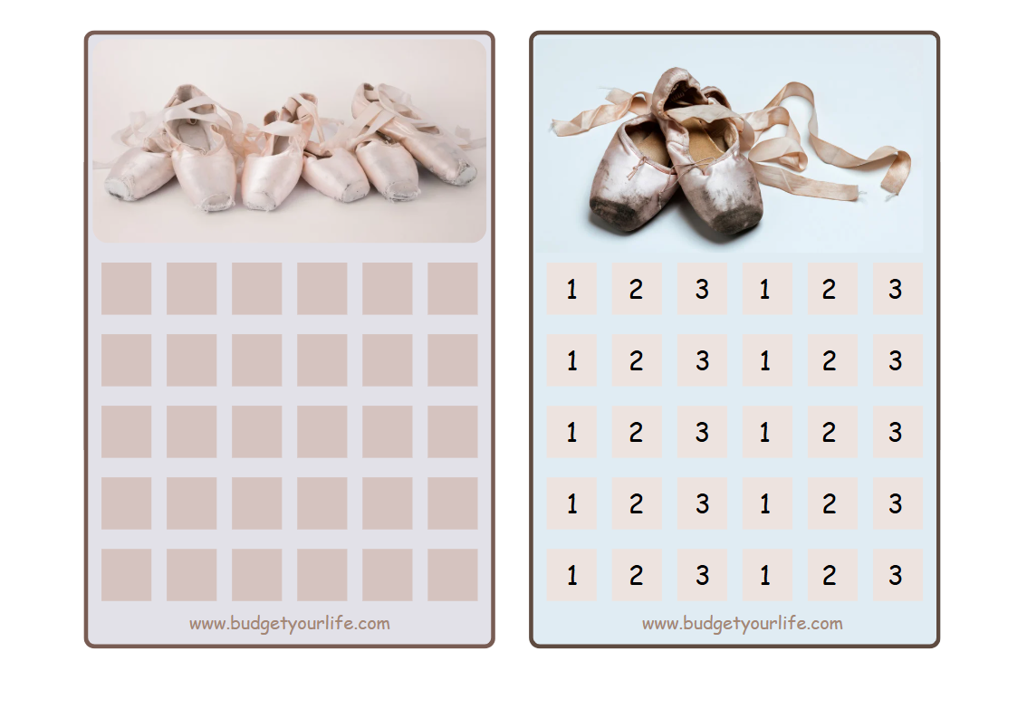 4x6 Pointe Shoe mini's