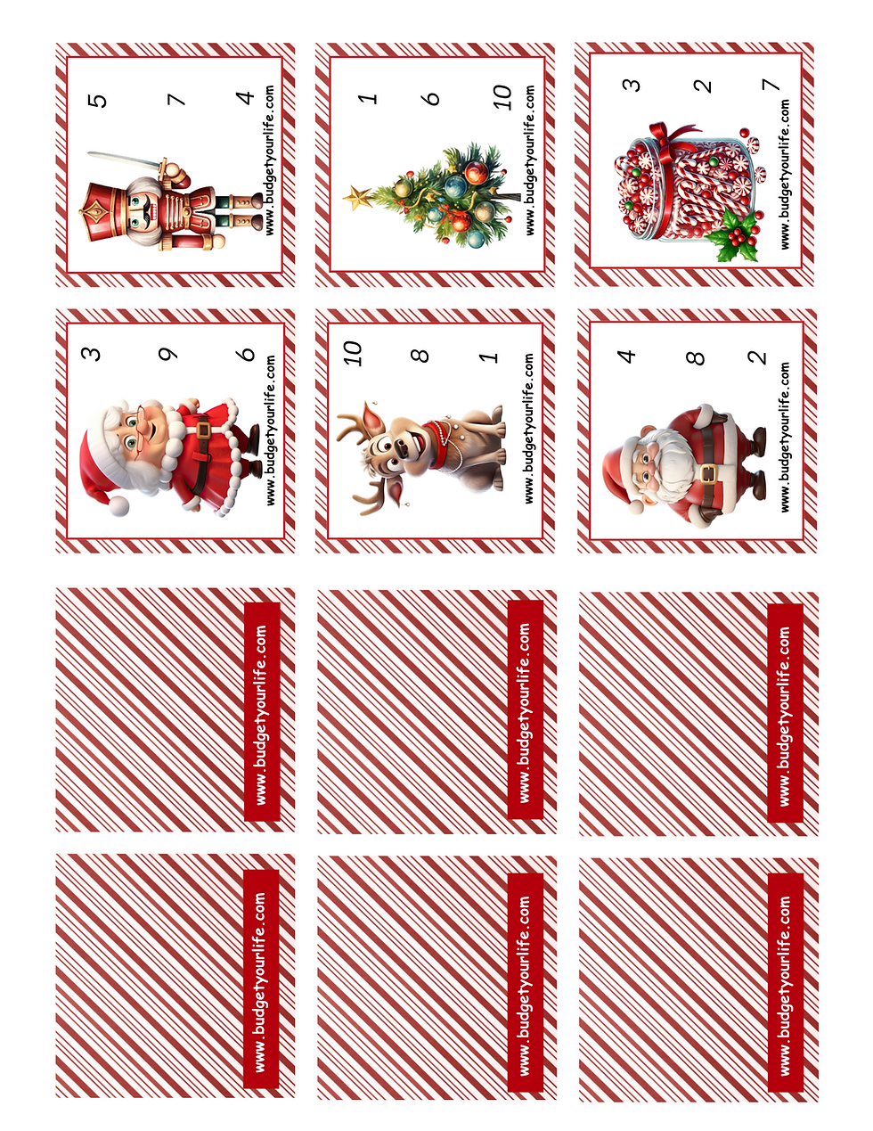 Thumbnail: Christmas Roll the Dice - Printable