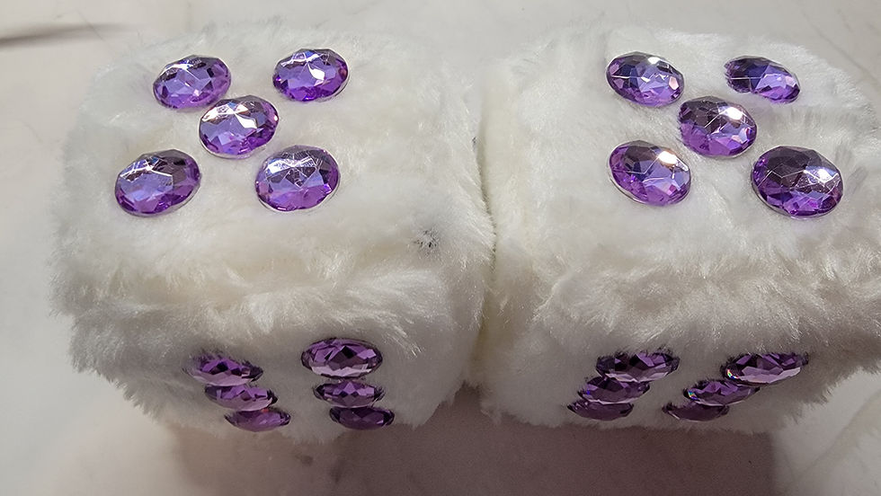 Thumbnail: Giant Sparkly Plush Dice