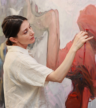 Working on the new painting .jpg