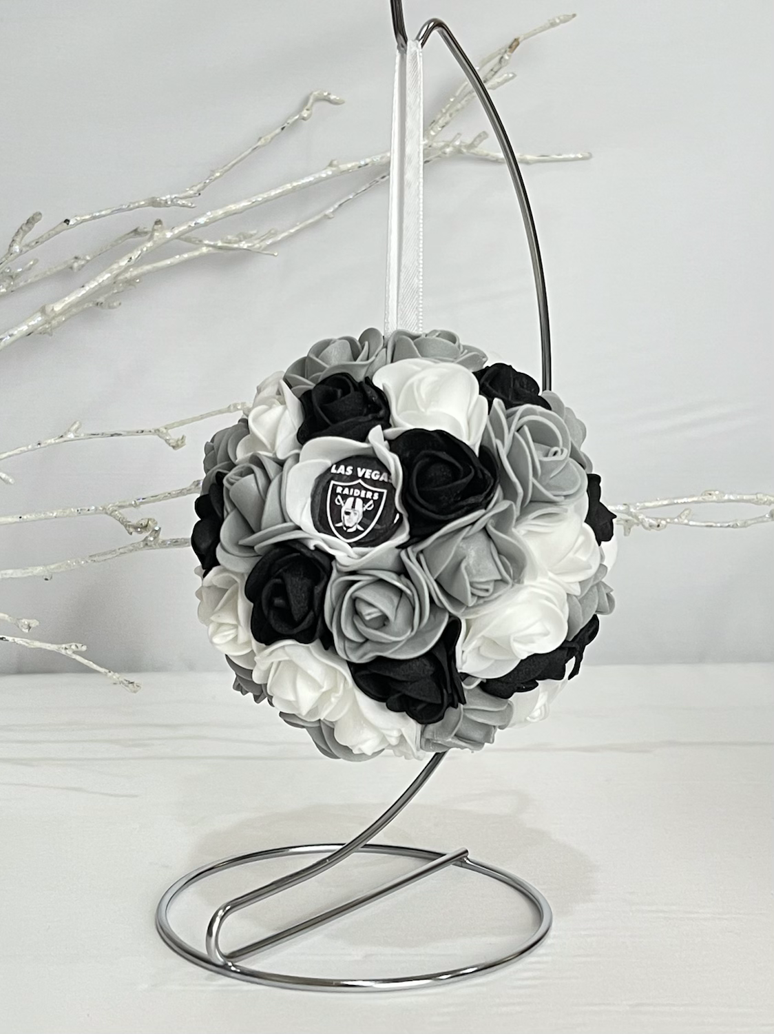 Raiders Flower Ball / Ornament 