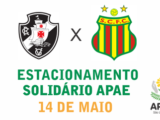 APAE de São Luis disponibilizará “Estacionamento Solidário” para o jogo Vasco x Sampaio, neste sábad