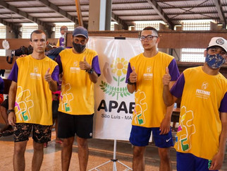 Atletas da APAE de São Luís participam da 3ª edição do Festival Paralímpico Loterias Caixa