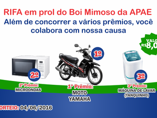 RIFA em prol do Boi Mimoso da APAE