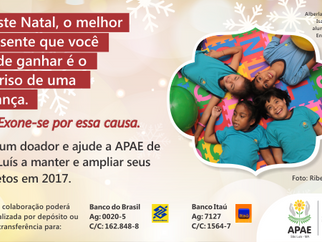 APAE de São Luís realiza o lançamento da Campanha de Natal