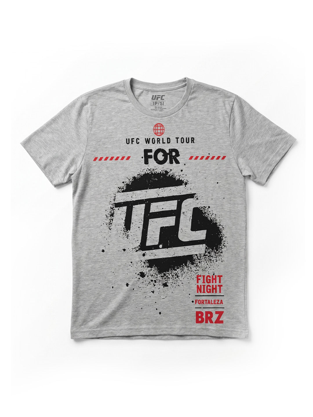 Camiseta UFC New BRAZIL Edição Fortaleza Cinza